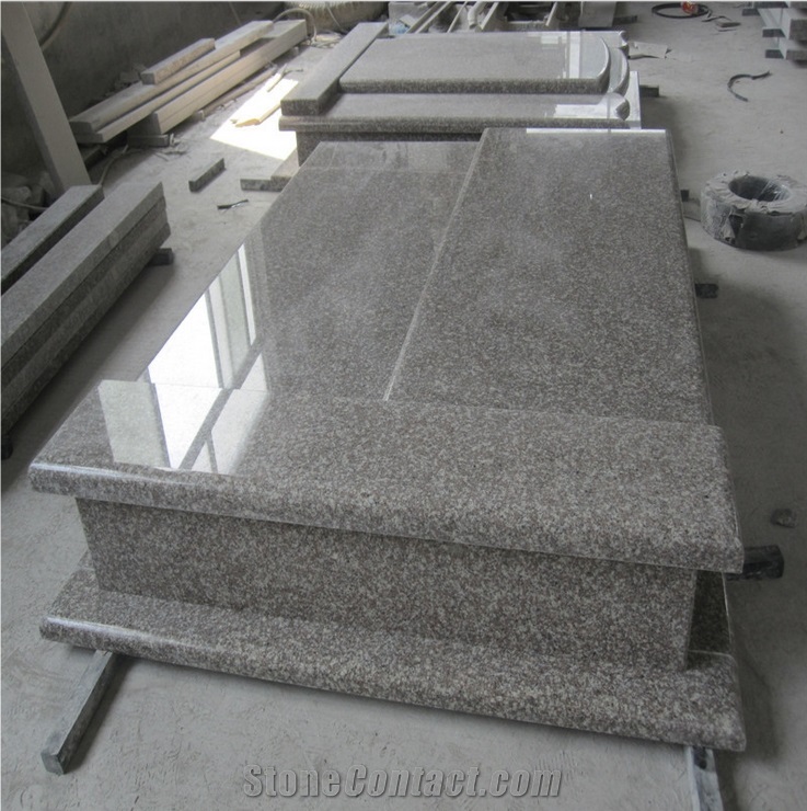 G664 Granite Poland Style Monument & Tombstone