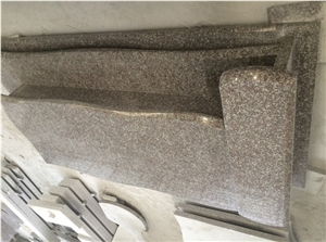 G664 Granite Poland Style Monument & Tombstone