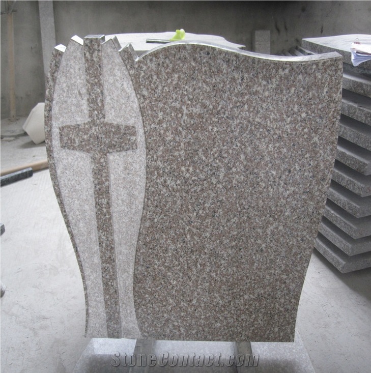 G664 Granite Poland Style Monument & Tombstone