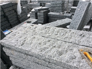 Pineapple Finished G654 Sesame Black Granite Kerbstones, Sidestone, Pavers
