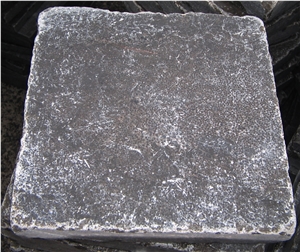 Shandong Blue Limestone Honed Tumbled Slab & Tile, China Blue Limestone