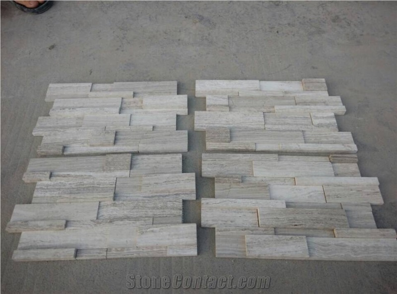 Chenille White Marble Stacker Cultured Stone Slabs & Tiles, China White Marble