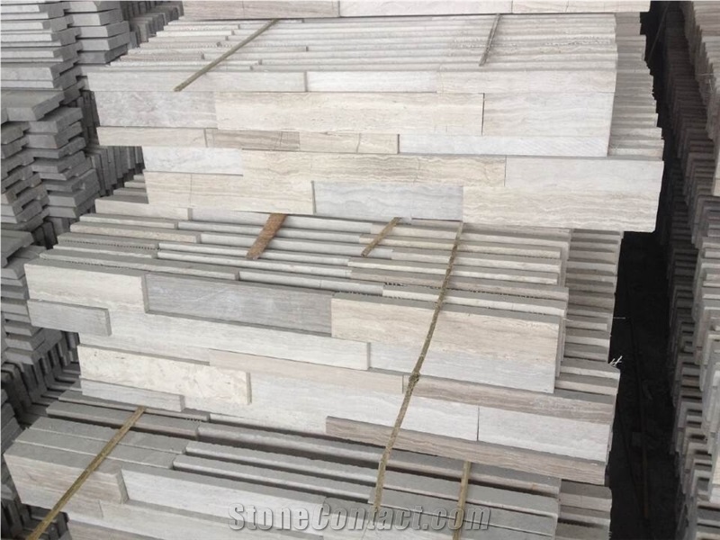 Chenille White Marble Stacker Cultured Stone Slabs & Tiles, China White Marble