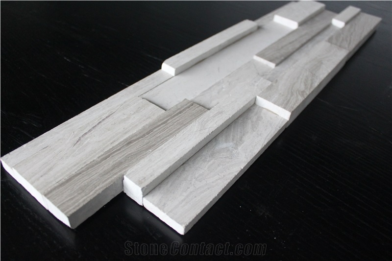 Chenille White Marble Stacker Cultured Stone Slabs & Tiles, China White Marble