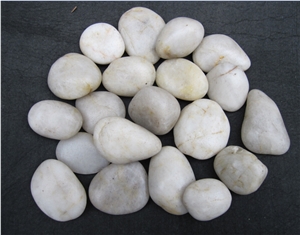 China White Marble Pebbles River Stones Hot Selling