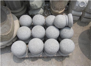 Grey Granite Parking Stone, Car Parking Ball, Grey Granite Landscaping Natural Stone