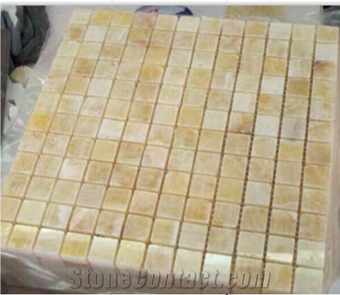 Honey Onyx Mosaic- Beautiful 3d Designcheap Price, Honey Mosaic Yellow Onyx Mosaic