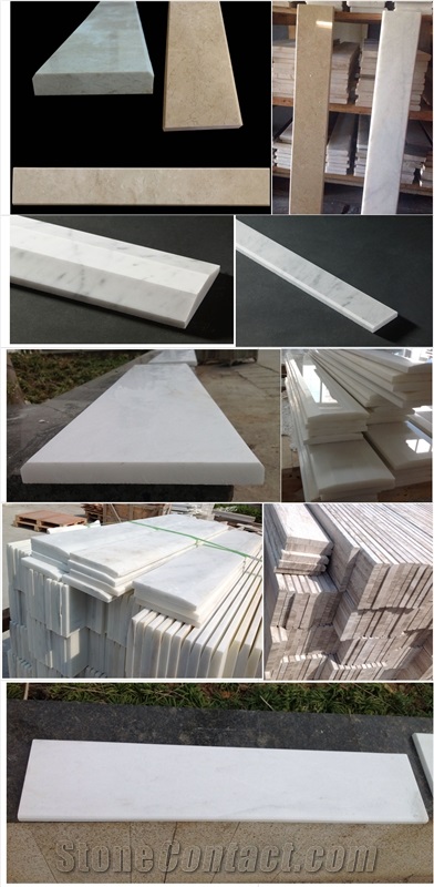 Hottest Oriental White Marble Saddle, China White Marble Window Sills