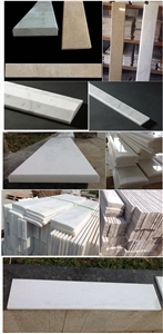 Hottest Oriental White Marble Saddle, China White Marble Window Sills