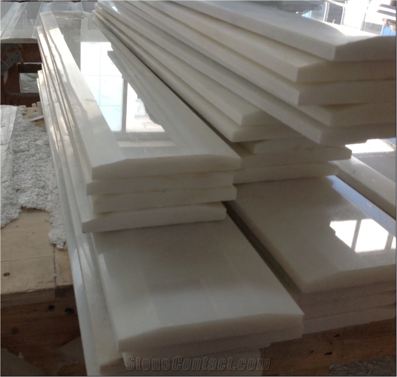 Hottest Oriental White Marble Saddle, China White Marble Window Sills