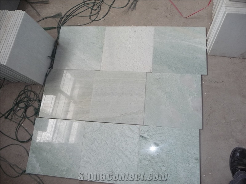 Light Emerald Green Marbles Slabs & Tiles from China