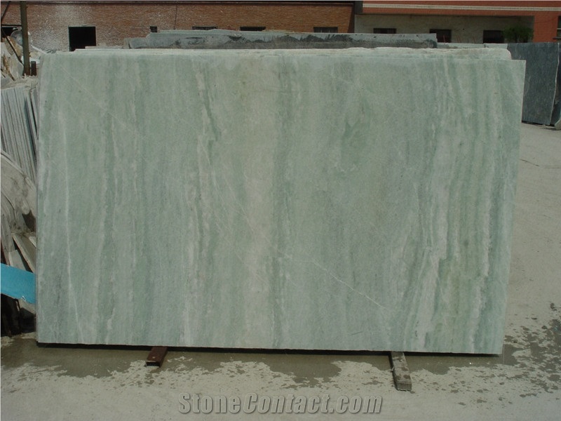 Light Emerald Green Marbles Slabs & Tiles from China