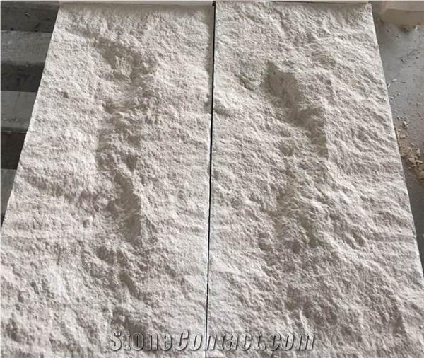 Moca Cream Beige Limestone Mushroom Stone Wall Cladding