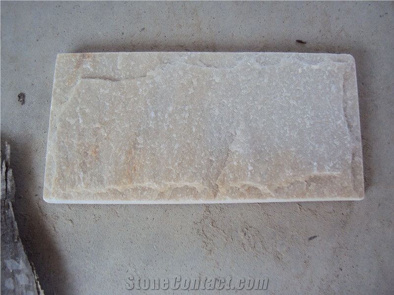 Natural Yellow Beige Quartzite from China Slabs & Tiles