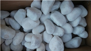 Popular and Hottest Snow White Tumbled Pebbles on Sales