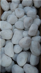Popular and Hottest Snow White Tumbled Pebbles on Sales