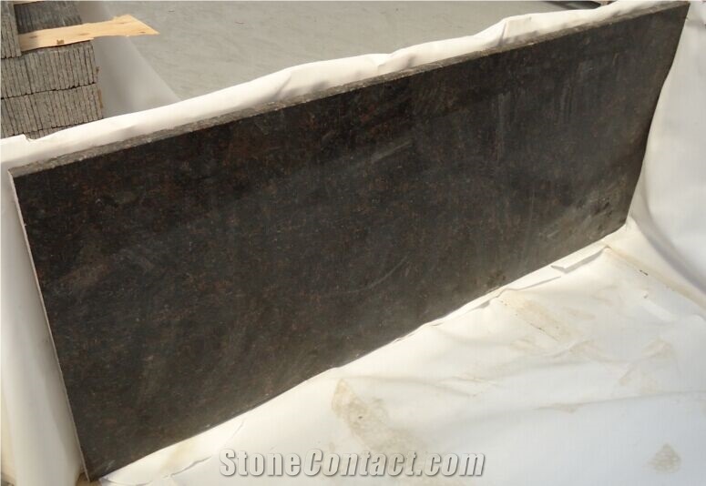 Popular Polished Tan Brown Granite Slabs & Tiles, India Brown Granite