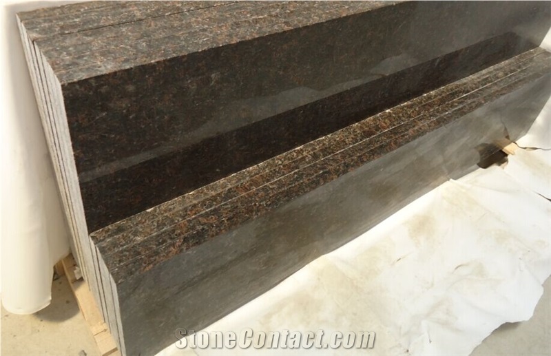 Popular Polished Tan Brown Granite Slabs & Tiles, India Brown Granite