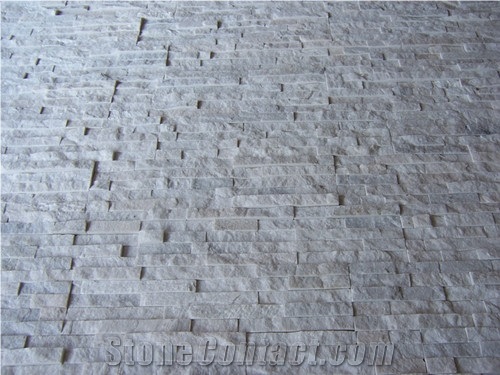 Popular White Quartzite Culture Stone Stack Stone For Wall Cladding, Decoration
