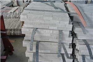 Stacked 3d Culture Marble Wall Cladding Culture Stone, Grey Marble Wall Cladding