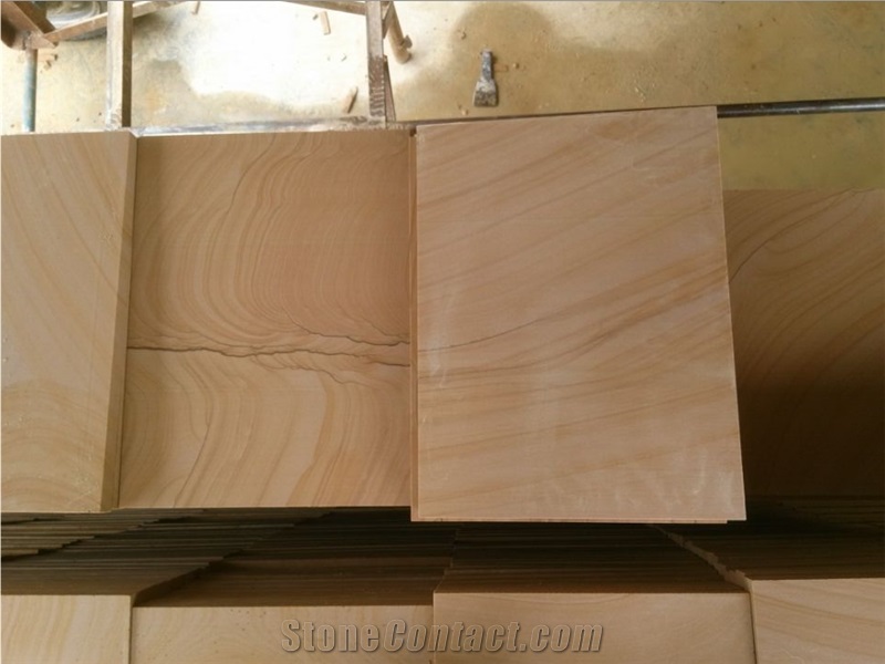 Top Quality Popular Hottest Yellow Honed Sandstone Tiles, China Yellow Sandstone
