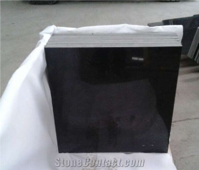 Top Quality Popular Polished Star Black Galaxy Granite on Sales Slabs & Tiles, Italy Black Granite