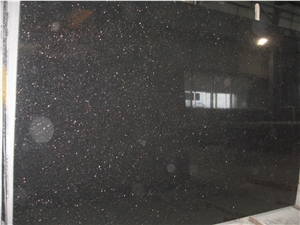 Top Quality Popular Polished Star Black Galaxy Granite on Sales Slabs & Tiles, Italy Black Granite
