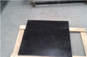 Top Quality Popular Polished Star Black Galaxy Granite on Sales Slabs & Tiles, Italy Black Granite