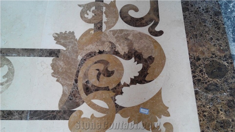 Waterjet Pattern, Marble Waterjet Medallion Tiles, Lowest Price