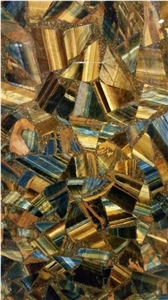 Tiger Eyes Precious Stone Slab Tiger Eyes Precious Stone Slab