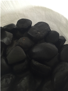 China Black Pebble Stone, River Stone, Cobbles
