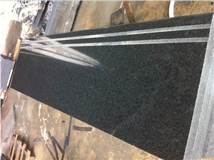 China G654 Granite Slabs & Tiles, Chinese Black Granite