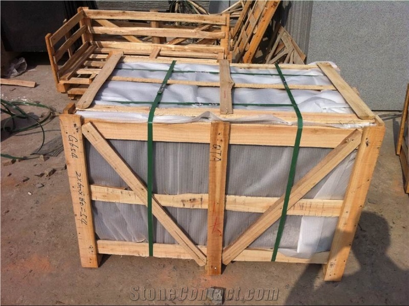 China G654 Granite Slabs & Tiles, Chinese Black Granite