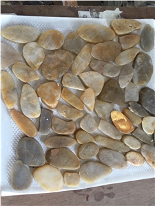 China Natural River Stone, Flat Pebble Stone, Sliced Pebbles China Natural River Stone, Flat Pebble Stone, Sliced Pebbles