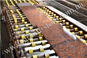 Rosso Santiago Granite Tiles & Slabs, Red Granite Ukraine Tiles & Slabs