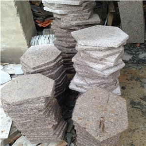 G350 Granite Flamed Irregular Flagstones, Flagstone Walkway Pavers