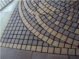 G350 Granite Flamed Irregular Flagstones, Flagstone Walkway Pavers