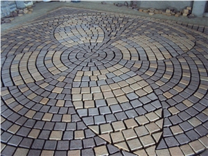G350 Granite Flamed Irregular Flagstones, Flagstone Walkway Pavers