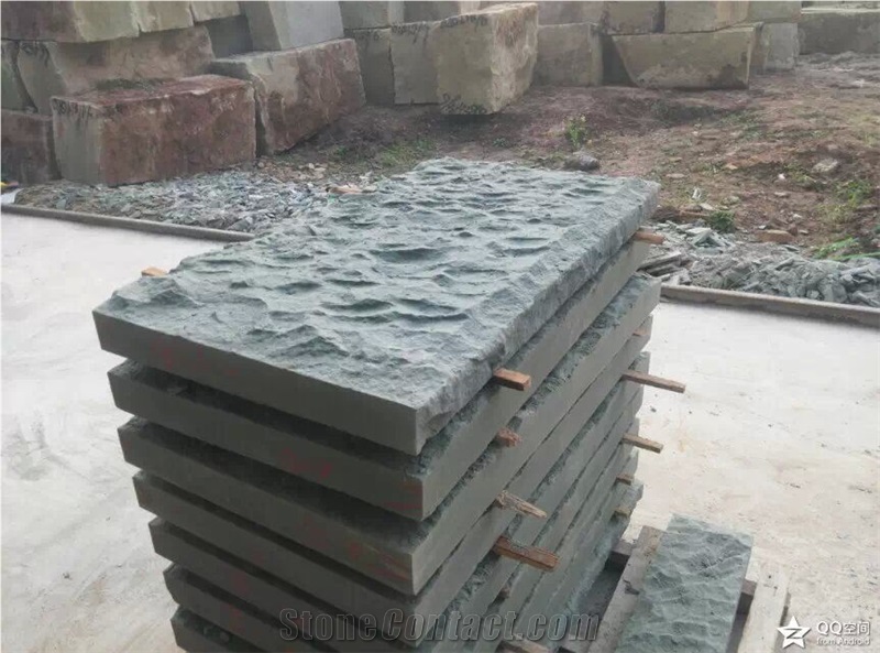 Grey Sandstone Mushroom Stone Wall Cladding Rustic Surface Corner Stone Covering Stone