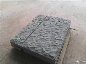 Grey Sandstone Mushroom Stone Wall Cladding Rustic Surface Corner Stone Covering Stone