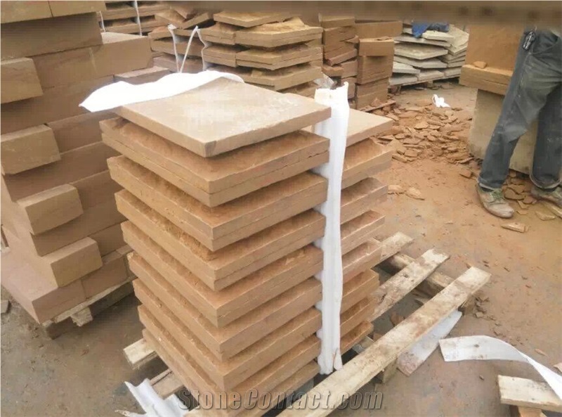 Pink Sandstone Mushroom Stone Wall Cladding Wall Stone Corner Stone Rustic Surface