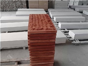 Pink Sandstone Mushroom Stone Wall Cladding Wall Stone Corner Stone Rustic Surface