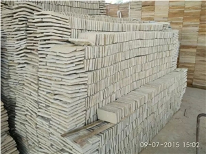 White Sandstone Mushroom Stone Wall Cladding Cheap Prices