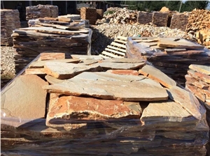 Yellow Slate Culture Irregular Flagstone Crazy Paving
