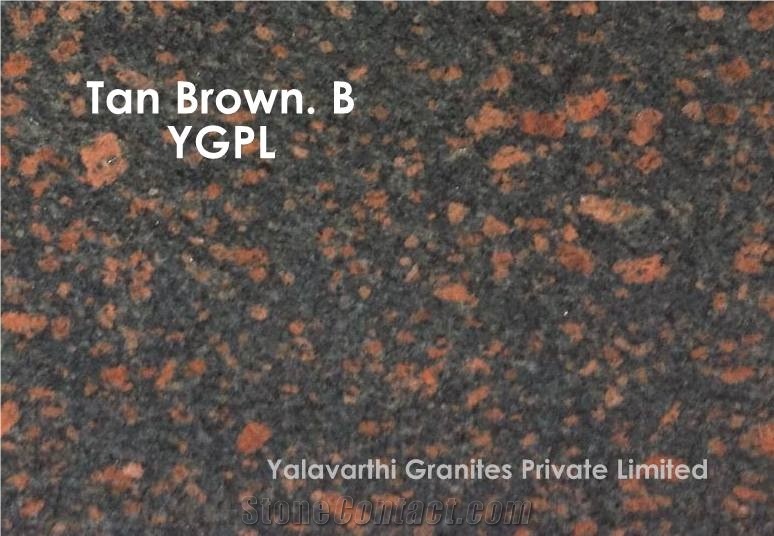 Tan Brown Granite Tiles & Slabs, Brown Granite India Tiles & Slabs