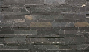 Black Quartzite Exposed Wall Stone