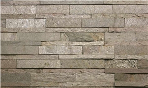 Golden Quartzite Ledge Stone, beige quartzite stacked stone veneer, wall decor 