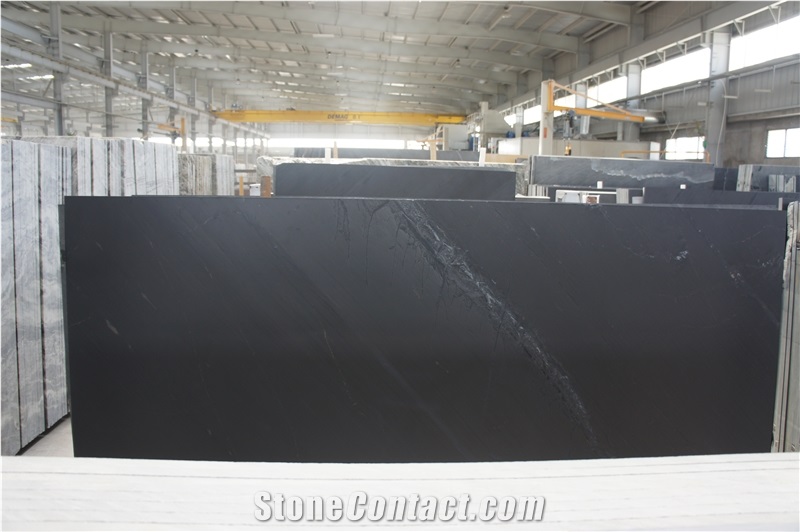 Ocean Black Quartzite Tiles & Slabs, Black Quartzite India Tiles & Slabs