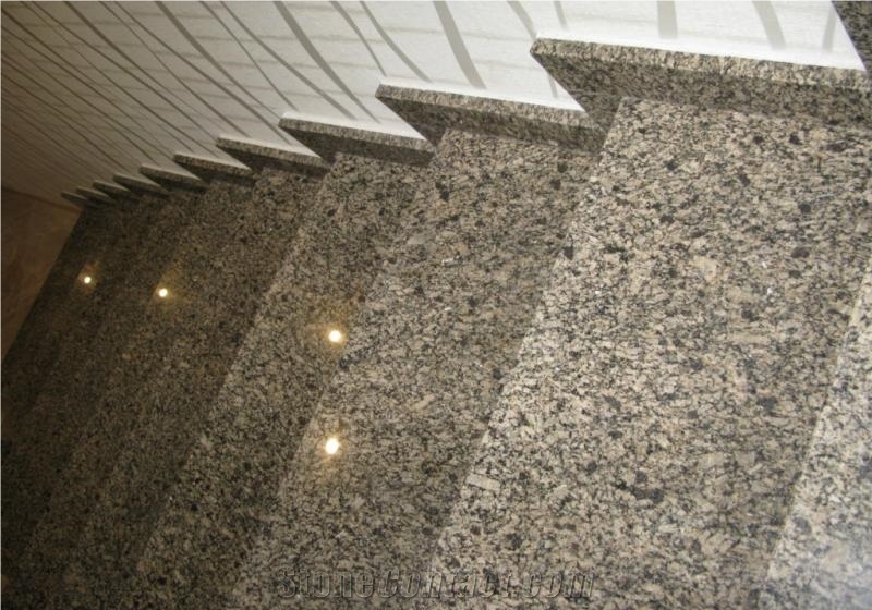 Skifiya Granite Stairs & Steps, Gold Yellow Granite Stairs & Steps