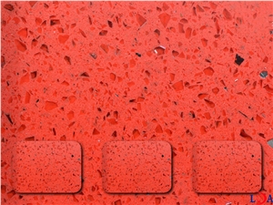 Sparkling Ruby Quartz Stone Tile & Slab